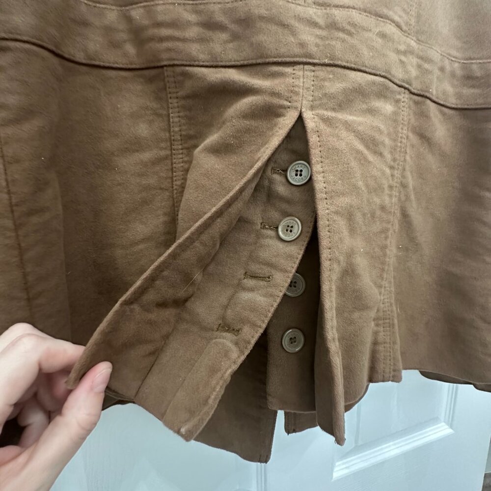 Brown Marc Jacobs Vintage Double Breasted Military Utility Jacket Size L - Picture 8 of 9